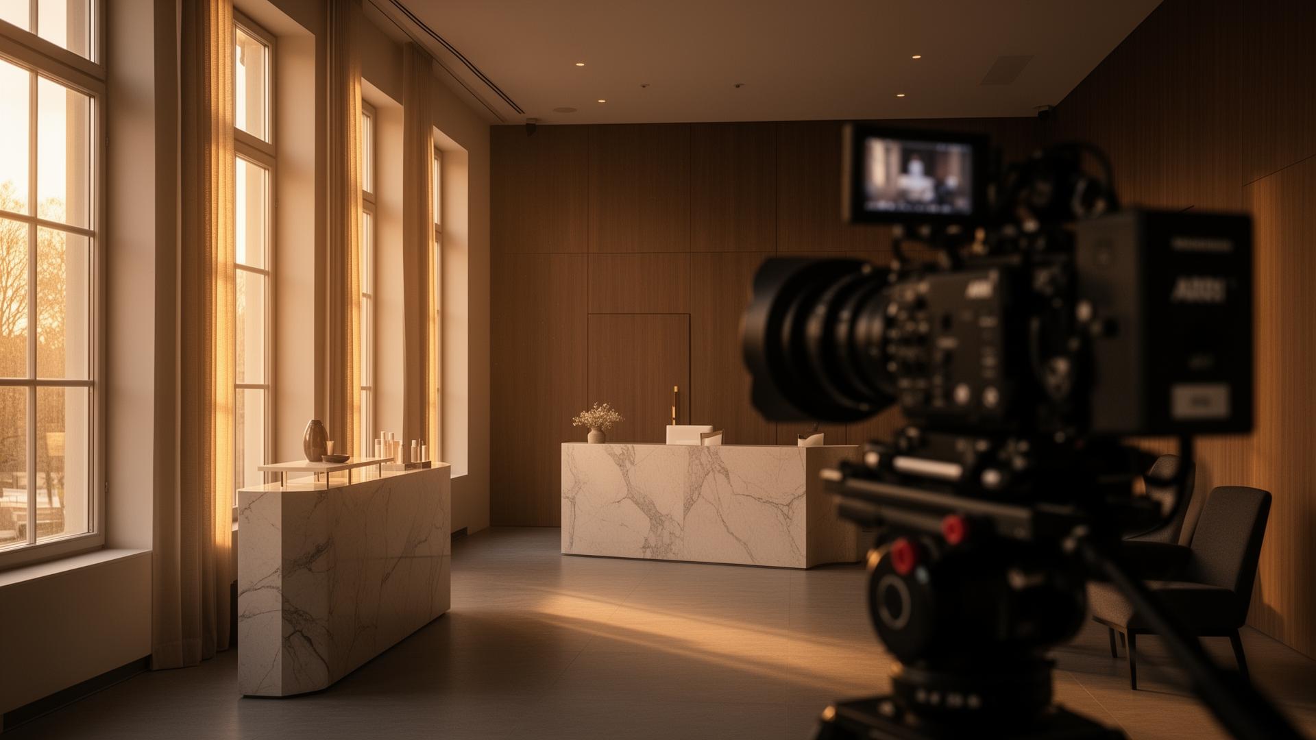 Premium content shoot i en skandinavisk wellness-klinik i Stockholm
